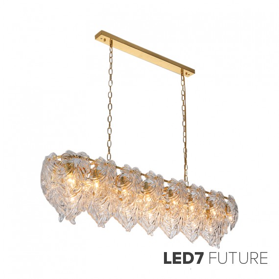 Ritz - Glass Maple Line Chandelier